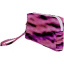 Pink  Waves Flow Series 2 Wristlet Pouch Bag (Small) View1