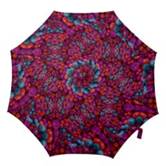 Colorful Spheres Motif Print Design Pattern Hook Handle Umbrellas (medium)