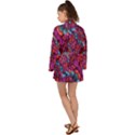 Colorful Spheres Motif Print Design Pattern Long Sleeve Kimono View2