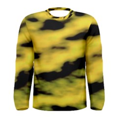 Yellow Waves Flow Series 1 Men s Long Sleeve Tee by DimitriosArt