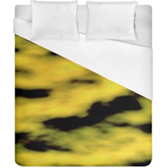 Yellow Waves Flow Series 1 Duvet Cover (california King Size) by DimitriosArt