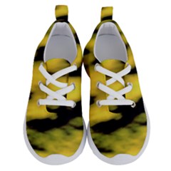 Yellow Waves Flow Series 1 Running Shoes by DimitriosArt