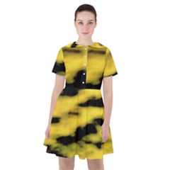 Yellow Waves Flow Series 1 Sailor Dress by DimitriosArt