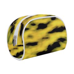 Yellow Waves Flow Series 1 Make Up Case (small) by DimitriosArt