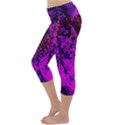 Bromide Diamonds Lightweight Velour Capri Yoga Leggings View2