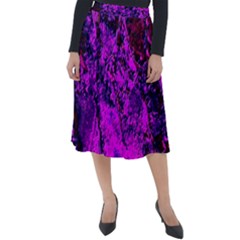 Bromide Diamonds Classic Velour Midi Skirt  by MRNStudios