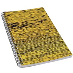 Yellow Waves Flow Series 2 5 5  X 8 5  Notebook by DimitriosArt