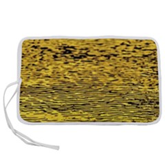 Yellow Waves Flow Series 2 Pen Storage Case (m) by DimitriosArt