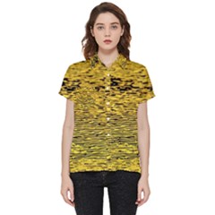 Yellow Waves Flow Series 2 Short Sleeve Pocket Shirt