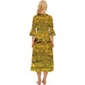 Yellow Waves Flow Series 2 Midsummer Wrap Dress View4