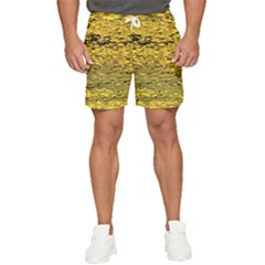 Yellow Waves Flow Series 2 Men s Runner Shorts