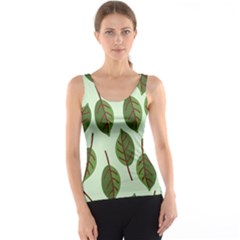 Green Leaves Tank Top by Blush