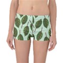 Green Leaves Reversible Boyleg Bikini Bottoms View1