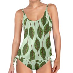 Green Leaves Tankini Set by Blush