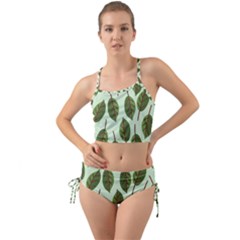 Green Leaves Mini Tank Bikini Set by Blush