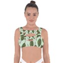 Green Leaves Bandaged Up Bikini Top View1