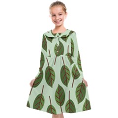 Green Leaves Kids  Midi Sailor Dress by Blush