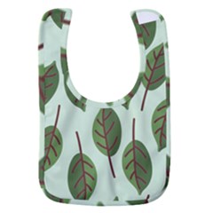 Green Leaves Baby Bib