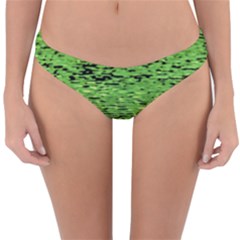 Green Waves Flow Series 2 Reversible Hipster Bikini Bottoms by DimitriosArt