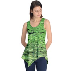 Green Waves Flow Series 2 Sleeveless Tunic by DimitriosArt