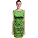 Green Waves Flow Series 2 Classic Sleeveless Midi Dress View1