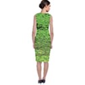 Green Waves Flow Series 2 Classic Sleeveless Midi Dress View2