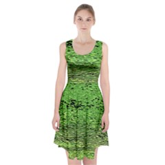 Green Waves Flow Series 2 Racerback Midi Dress by DimitriosArt