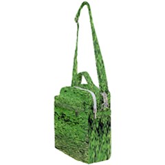 Green Waves Flow Series 2 Crossbody Day Bag by DimitriosArt