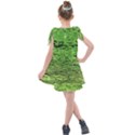 Green Waves Flow Series 2 Kids  Tie Up Tunic Dress View2