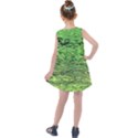 Green Waves Flow Series 2 Kids  Summer Dress View2