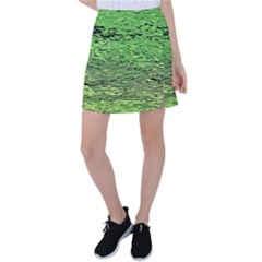 Green Waves Flow Series 2 Tennis Skirt by DimitriosArt