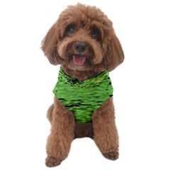 Green Waves Flow Series 2 Dog Sweater by DimitriosArt