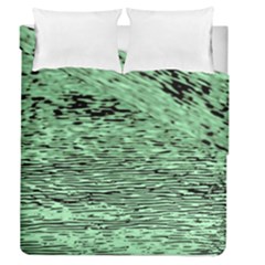 Blue Waves Flow Series 4 Duvet Cover Double Side (queen Size) by DimitriosArt