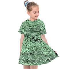 Blue Waves Flow Series 4 Kids  Sailor Dress by DimitriosArt