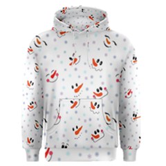 Cute Faces Of Snowmen Men s Core Hoodie by SychEva