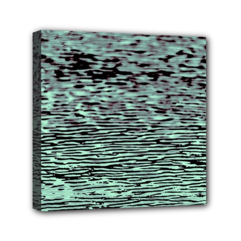 Blue Waves Flow Series 5 Mini Canvas 6  X 6  (stretched) by DimitriosArt