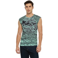 Blue Waves Flow Series 5 Men s Raglan Cap Sleeve Tee by DimitriosArt