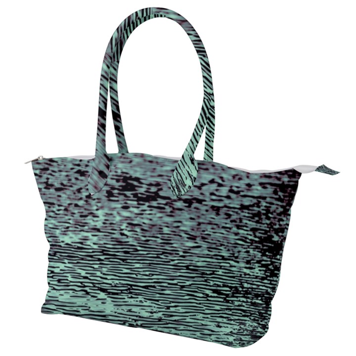 Blue Waves Flow Series 5 Canvas Shoulder Bag