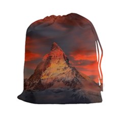 Switzerland-zermatt-mountains-snow Drawstring Pouch (2xl)