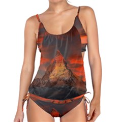 Switzerland-zermatt-mountains-snow Tankini Set