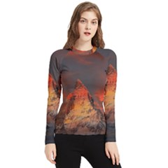 Switzerland-zermatt-mountains-snow Women s Long Sleeve Rash Guard by Pakrebo