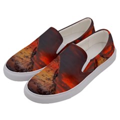 Switzerland-zermatt-mountains-snow Men s Canvas Slip Ons