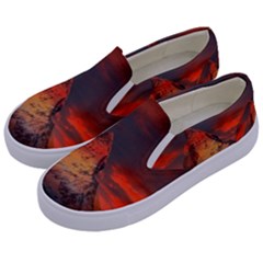 Switzerland-zermatt-mountains-snow Kids  Canvas Slip Ons