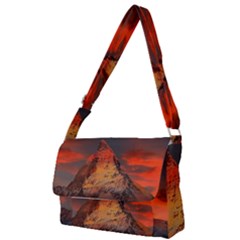 Switzerland-zermatt-mountains-snow Full Print Messenger Bag (s)