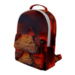 Switzerland-zermatt-mountains-snow Flap Pocket Backpack (large)