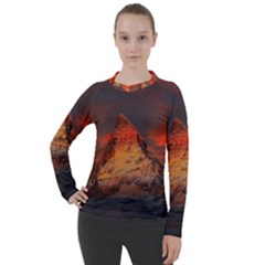 Switzerland-zermatt-mountains-snow Women s Pique Long Sleeve Tee