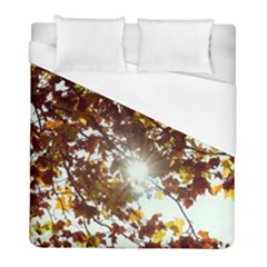 Golden Leaf s Duvet Cover (full/ Double Size) by DimitriosArt