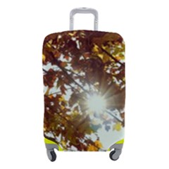 Golden Leaf s Luggage Cover (small) by DimitriosArt