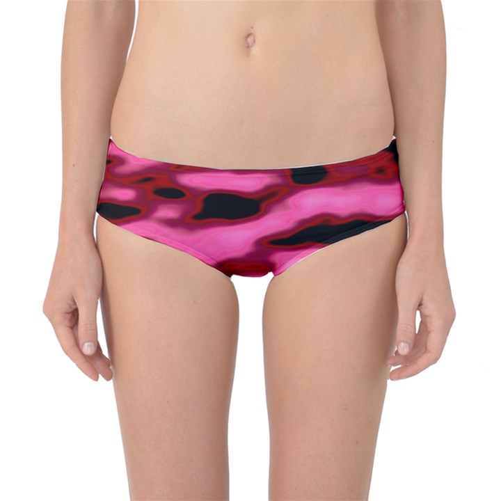 Pink  Waves Flow Series 3 Classic Bikini Bottoms