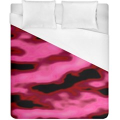 Pink  Waves Flow Series 3 Duvet Cover (california King Size) by DimitriosArt